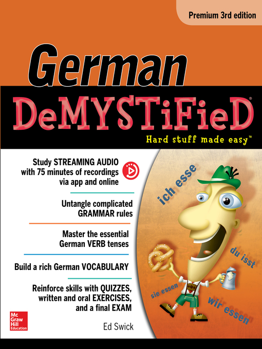 Title details for German Demystified, Premium by Ed Swick - Wait list